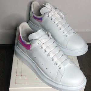 Alexander McQueen Men's Oversized WhIte Shock/Pink